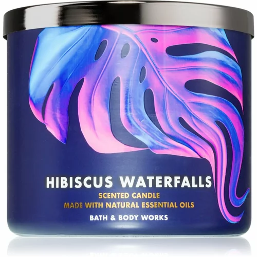 Bath & Body Works Hibiscus Waterfalls dišeča sveča 411 g