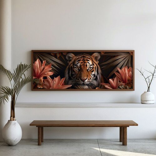 WALLXPERT FAH129-150 Multicolor Decorative Framed MDF Painting Cene