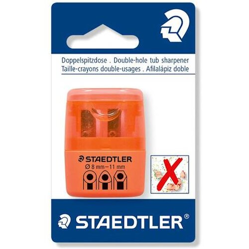 Staedtler šilček v dozi dvojni transparent, na blistru 51260F-4BK Cene