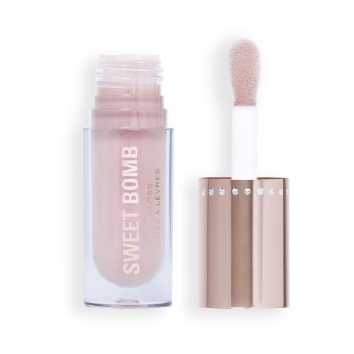 Revolution glos za ustnice - Y2K Baby Sweet Bomb Lip Gloss - Vanilla Ice White Holo Cene