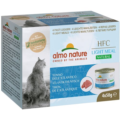 HFC Almo Nature Natural Light 4 x 50 g - Atlantska tuna Cene
