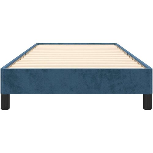 VidaXL Okvir za krevet tamnoplavi 90x190 cm bar&amp;scaron;unasti Slike