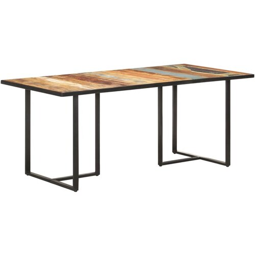 VidaXL Blagovaonski stol 180 cm od masivnog obnovljenog drva Slike