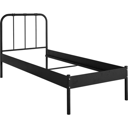 Støraa Črna postelja 90x200 cm Aaron – Cene