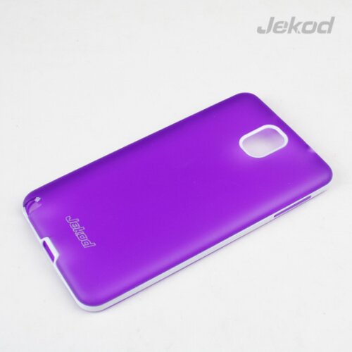 Jekod silikonski ovitek Samsung Galaxy Note 3 N9000 TPU/T vijola z okvirjem + Zaščitna folija Cene