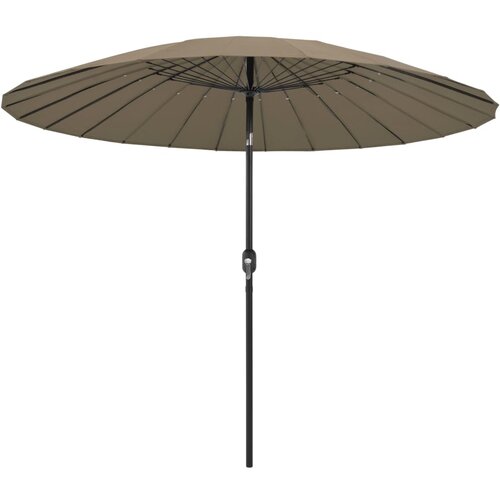 vidaXL Zunanji senčnik z aluminijastim drogom 270 cm taupe Cene