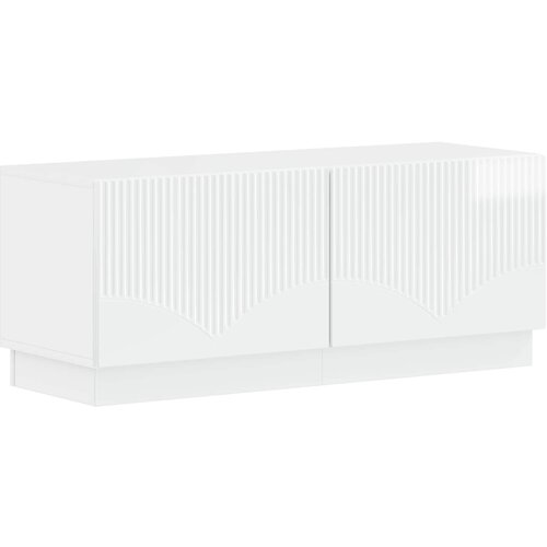  LED TV kabinet HOORN 3 kom. Bijela visokog sjaja 100 x 35 x 40 cm Slike