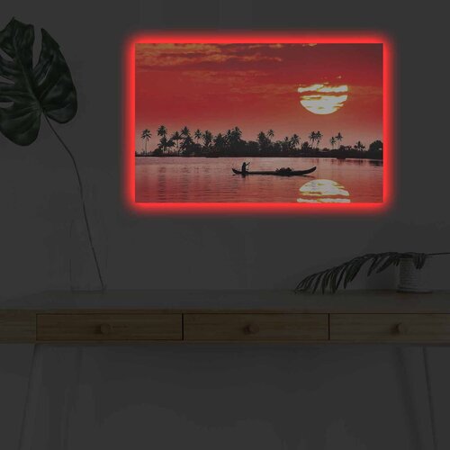Wallity Zidna slika sa LED osvetljenjem 4570DHDACT-102, 45x70 cm Cene