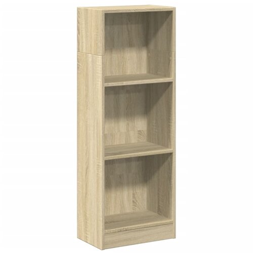 Maison Chic Knjižna omara - Knjižni regal sonoma hrast 40x24x109 cm inženirski les, (21725103) Slike