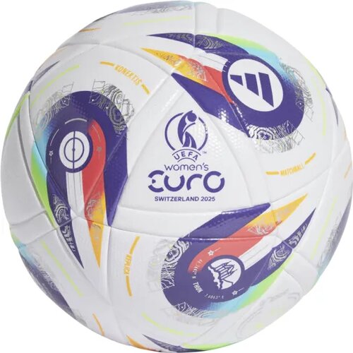 Adidas Fudbalska lopta W Euro25 LGE, Bela Slike