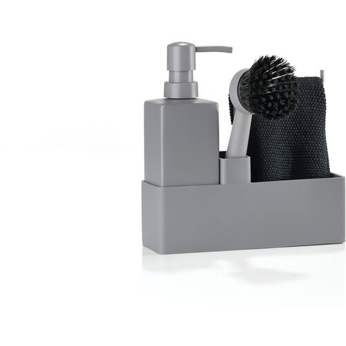 Zone Siv kuhinjski set za pomivanje posode Trio Grey Slike