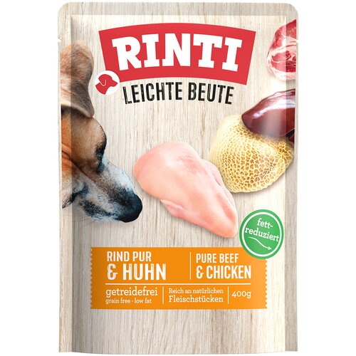  Ekonomično pakiranje RINTI Easy Prey 30 x 400 g - Čista govedina i piletina Cijene