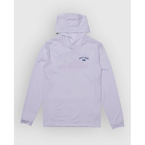 Salty Crew Overnight Hood Sunshirt Longsleeve Lycra white Cene