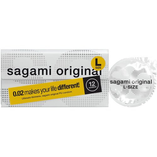 Sagami Original 0,02 L - kondom - 58mm (12 kom) Slike