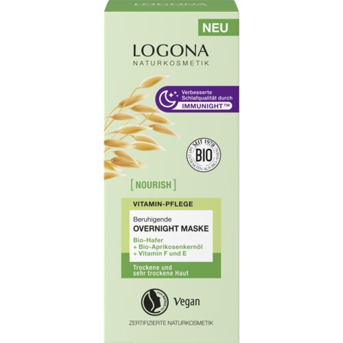 Logona nourish] pomirjujoča maska za čez noč - 50 ml Cene