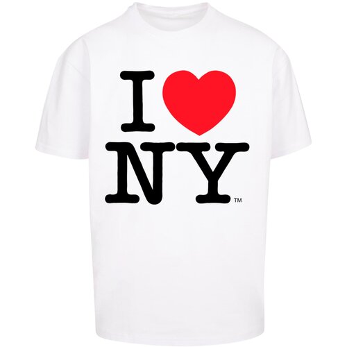 Merchcode Men's T-shirt I Love NY Oversize white Cene
