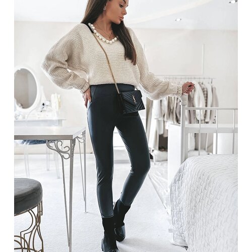 Gemre Grey Waxed Leggings Ambrose Slike
