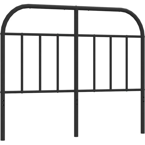  Metalno zamjensko uzglavlje crno 120 cm Slike