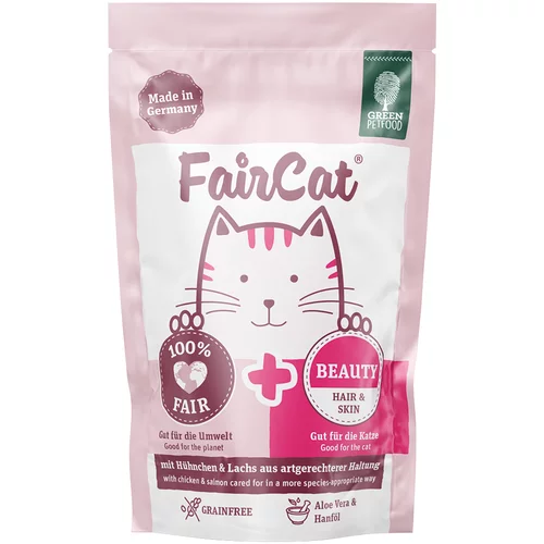 Green Petfood FairCat mokra hrana u vrećicama - Beauty (16 x 85 g)