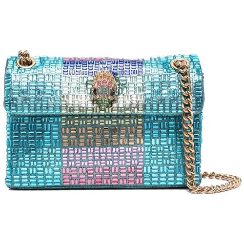 Kurt Geiger London Torbe MINI KENSINGTON CRYSTAL Modra Cene