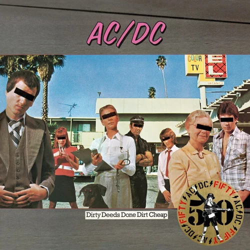 ACDC - Dirty Deeds Done Dirt Cheap (Gold Metallic Coloured) (Limited Edition) (LP)