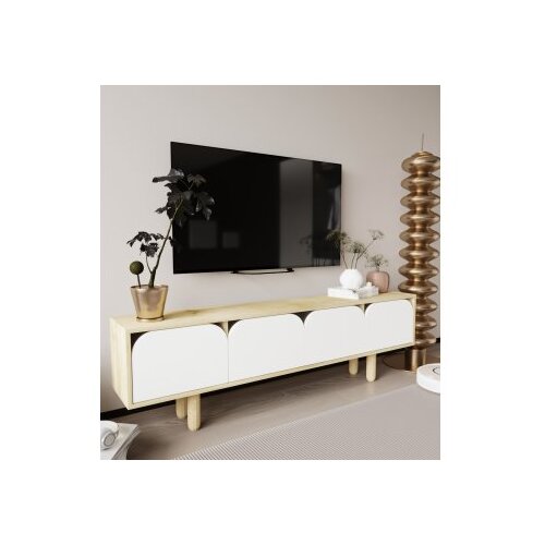 Hanah home tv polica lazio sapphire oak white Cene