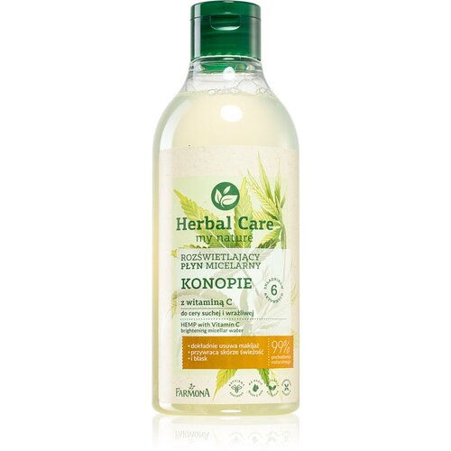 Farmona Herbal Care Hemp micelarna voda za izrazito suho lice s vitaminom C 400 ml Slike