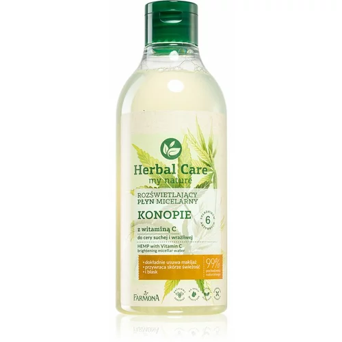 Farmona Herbal Care Hemp micelarna voda za izrazito suho lice s vitaminom C 400 ml