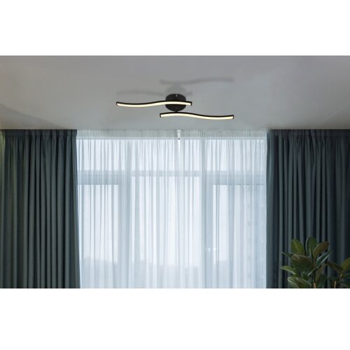 Globo 67178S - led plafonski luster tyler LED/12W/230V crna Slike