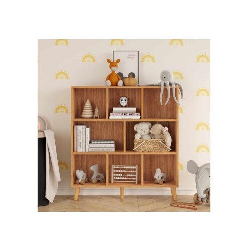 Hanah home Polica za knjige Bristol Dark Bamboo Cene
