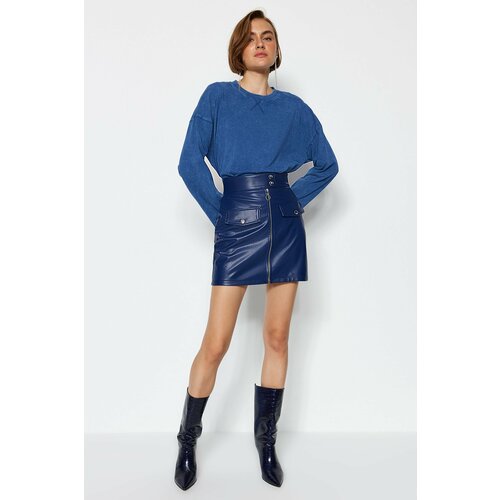 Trendyol Skirt - Blue - Mini Slike