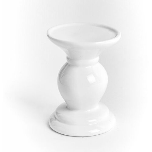 Beli porcelanski svecnjak 9* visina 12cm 181720 Slike