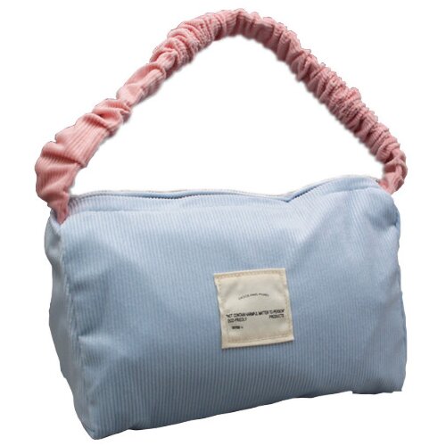 INF Ženska torbica iz velveta za pazduho velike prostornine Blue, (21671277) Cene