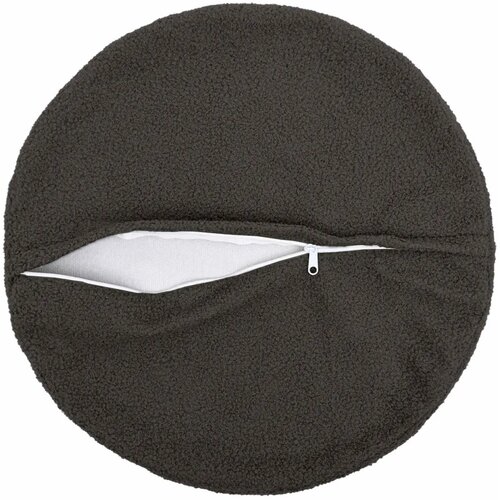  Presvlaka za jastuk 2 pcs HEERLEN Tamnosiva &Oslash; 40 cm Boucl&eacute; - Tamnosiva &Oslash; 40 cm 2 Cijene
