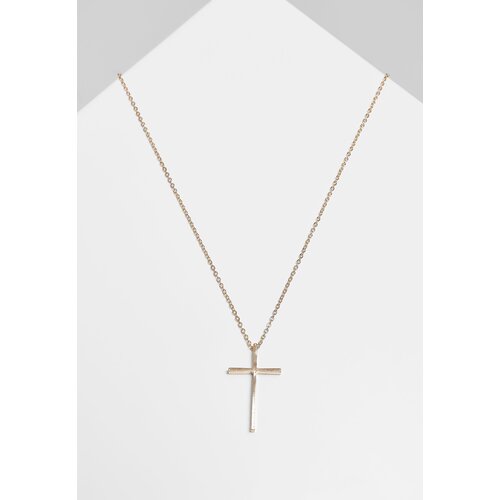 Urban Classics Large Basic Cross Necklace - Gold Colors Slike