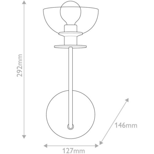 Elstead Lighting STENSKA SVETILKA Alora Mood 220-240 V E27 Slike