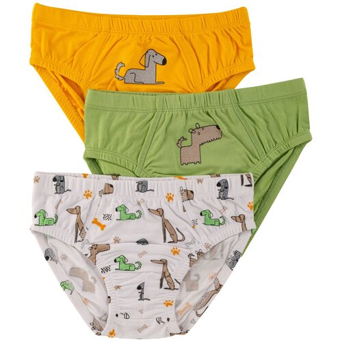 Lucky Kiddo gaćice slip 3 kom LK-BS 225 M &amp;scaron;areno 98/104 Slike