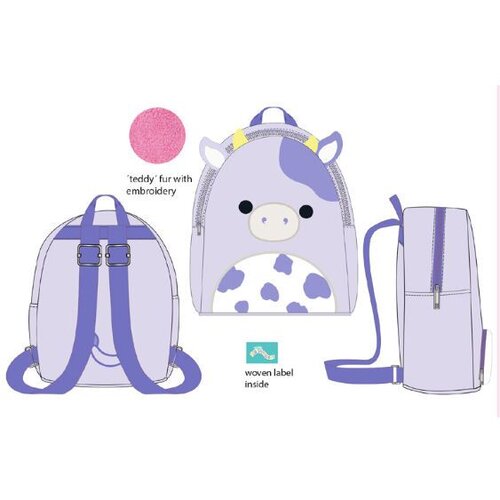 Squishmallows Ruksak Bubba, Ljubičasti Slike