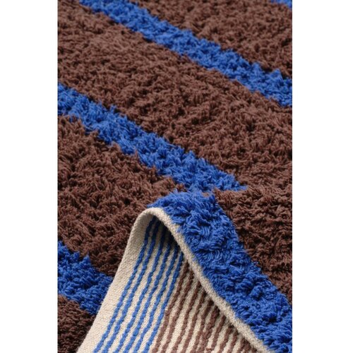 Jotex Modra/rjava bombažna preproga 200x300 cm Mika &amp;ndash; Slike