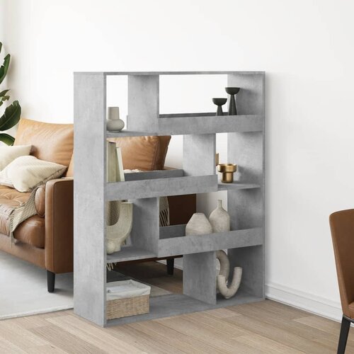 vidaXL Pregrada za prostor betonsko siva 100x33x125,5 cm inž. les Cene
