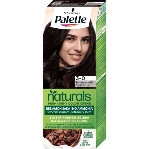 Schwarzkopf Naturals farba za kosu 3.0 dark brown Cene