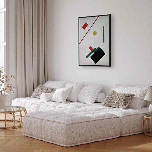  Slika - Kazimir Malevich &amp;ndash; Suprematist Composition 80x120 U crnom drvenom okviru Slike
