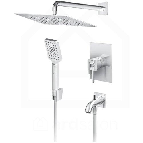 Rosan Thermo S2 ugradna baterija za tuš kadu sa zidnim i ručnim tušem 2T31701 Cene