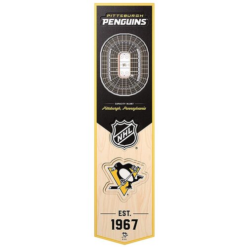 Drugo Pittsburgh Penguins 3D Stadium Banner slika Slike