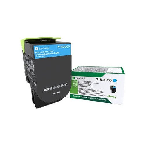 Lexmark Toner 71B20C0 (modra), original Slike