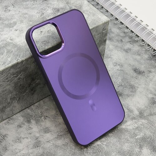  maska color metal magsafe za iphone 13/ ljubičasta Cene