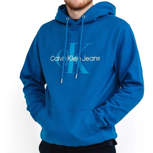 Calvin Klein muški duks seasonal monologo regular hoodie J30J320805C3B Slike