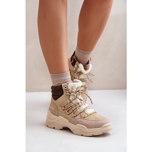 Kesi Insulated women's trappers Lee Cooper beige Cijene