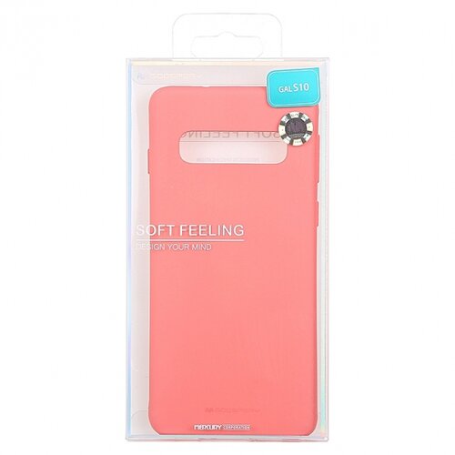 Goospery soft feeling silikonski ovitek za Samsung Galaxy S10 G973 - roza Slike