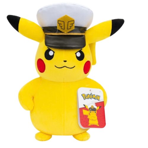 Pokemon Pok&amp;eacute;mon pli&amp;scaron;ana igračka Captain Pikachu, 20 cm Slike